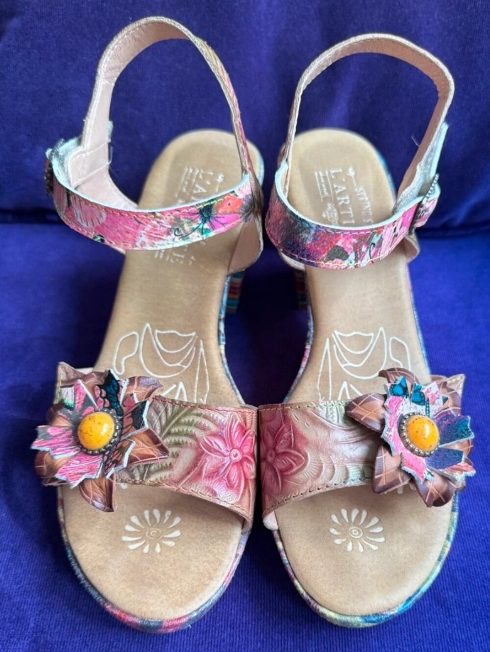 *NWOT* L'ARTISTE LEILANIE SLINGBACK SANDALS - Size EU41/US10